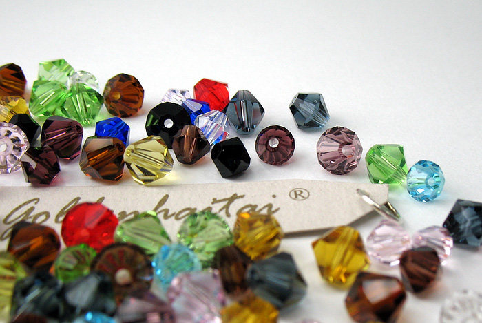 Crystal Bicone Beads, Crystal beads