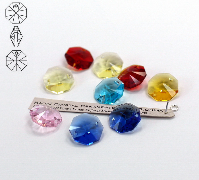 Crystal Octagon Beads, Chandelier Parts of beads