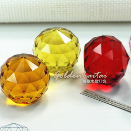 K9 Crystal faceted ball