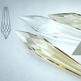 Crystal Pencil Drop Prism