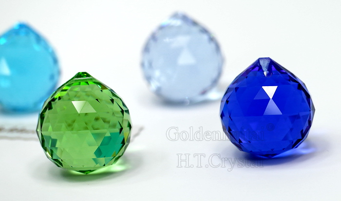 240 Faceted Ball Clear Crystals