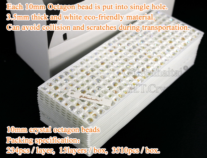 Crystal product packaging photo