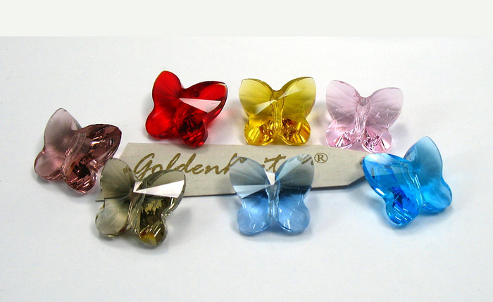 Butterfly Crystal Beads, Crystal Chandelier Parts