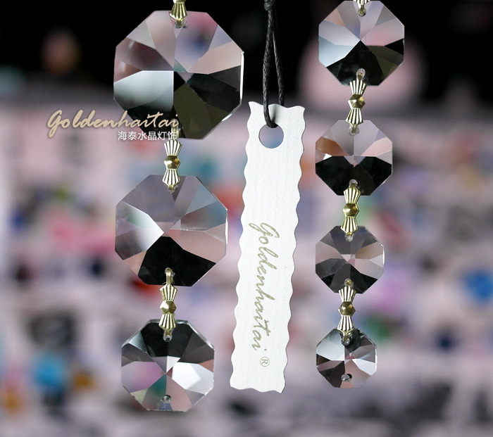 Octagon Beads, Crystal beaded curtain