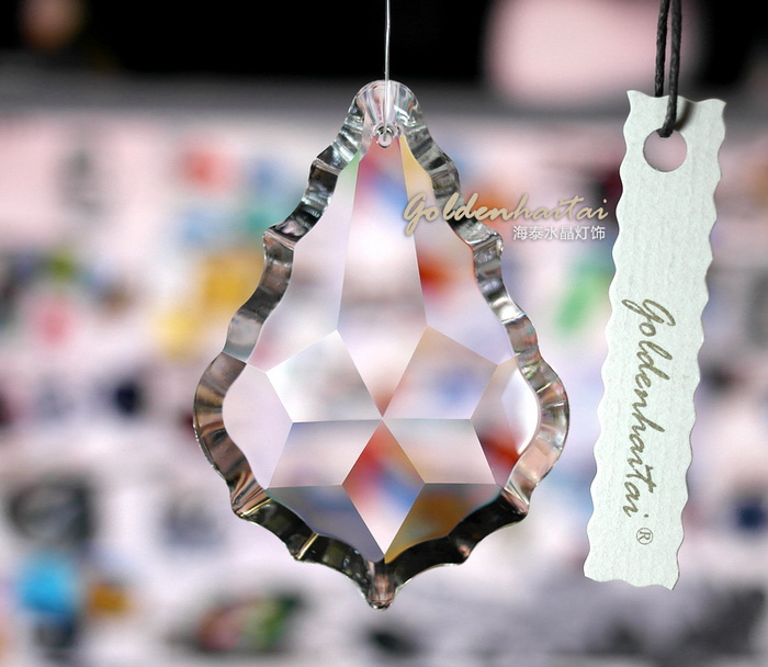 Maple Leaf Pendant, Crystal Chandelier Parts