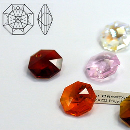 Crystals Lilly Octagon Beads